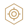 precise formulation target metallic outline